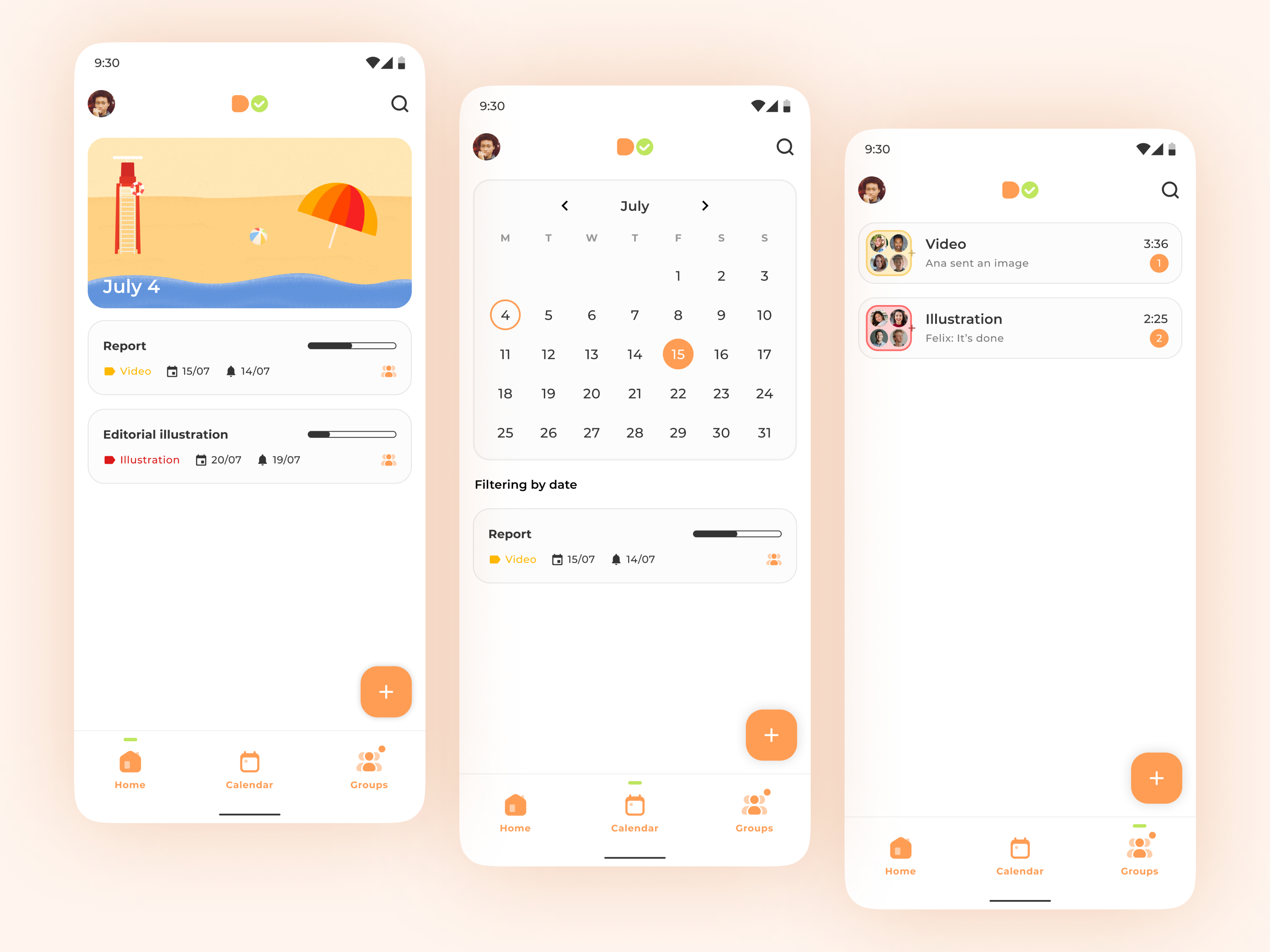 Anders brand wordmark in white placed on top of an image of a modern interior design.